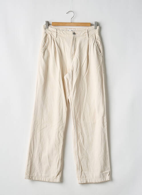 Pantalon droit beige MANGO pour femme