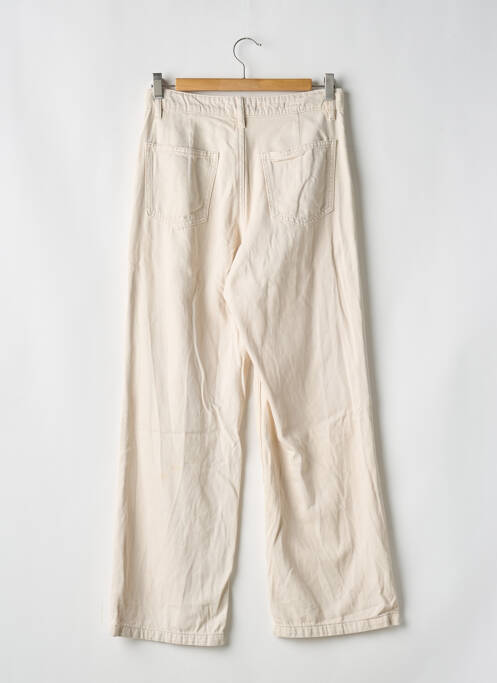 Pantalon droit beige MANGO pour femme