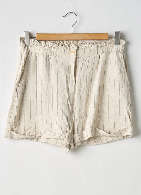 Short beige TEXTO pour femme