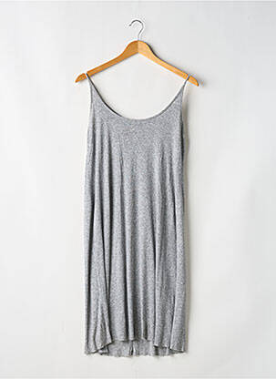 Robe mi-longue sans manche sans manche gris AMERICAN VINTAGE femme