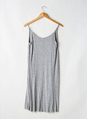 Robe mi-longue sans manche sans manche gris AMERICAN VINTAGE femme