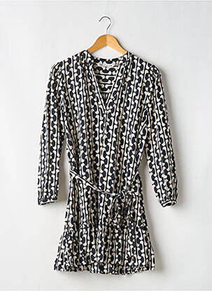 Robe courte manches longues manches longues noir ZARA femme