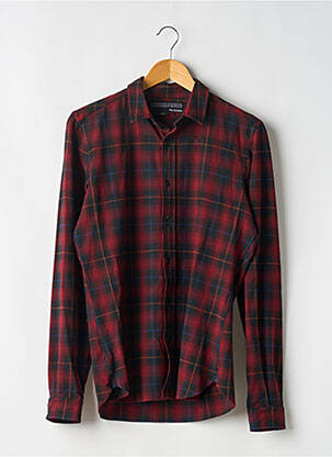 Chemisier coupe droite manches longues rouge THE KOOPLES femme