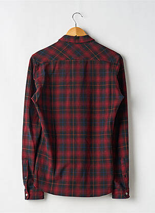 Chemisier coupe droite manches longues rouge THE KOOPLES femme