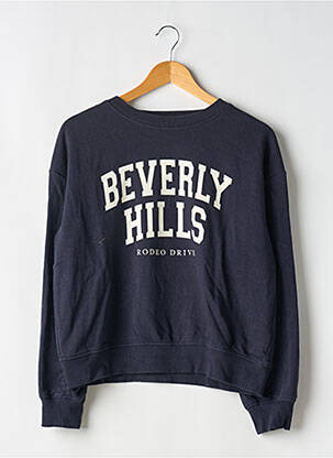 Sweat-shirt  manches longues bleu H&M femme