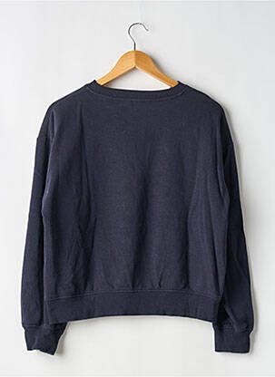 Sweat-shirt sérigraphie floquée manches longues bleu H&M femme