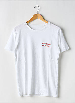 T-shirt sérigraphie floquée manches courtes blanc STANLEY & STELLA femme