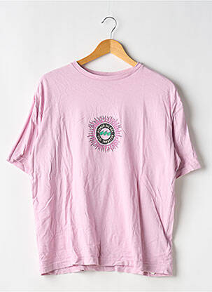 T-shirt coupe droite manches courtes rose BILLABONG homme