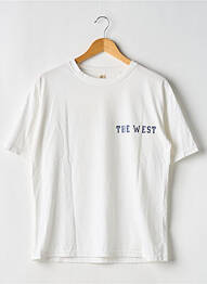 T-shirt coupe droite manches courtes blanc QUIA PA homme