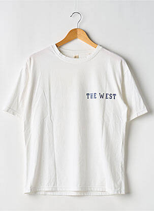 T-shirt coupe droite manches courtes blanc QUIA PA homme