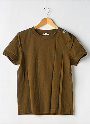 T-shirt coupe droite manches courtes marron MAISON 123 femme