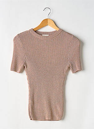 Top stretch manches courtes or H&M femme