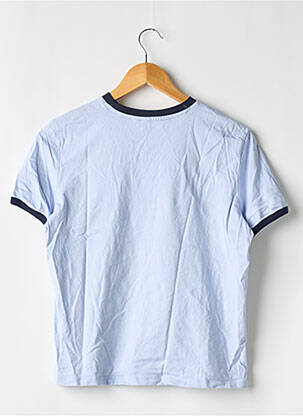T-shirt sérigraphie floquée manches courtes bleu DIVIDED H&M femme