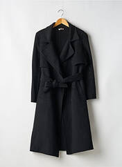Manteau long noir MARIE-SIXTINE pour femme seconde vue