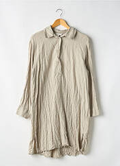 Robe mi-longue beige H&M pour femme seconde vue