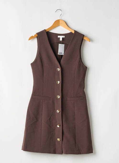 Robe courte marron H&M pour femme