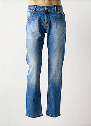 Jeans coupe slim poches bleu INDIVIDUAL homme