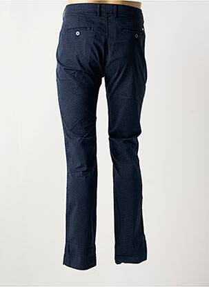 Pantalon slim fermeture zippée sous rabat boutonné bleu JOE RETRO homme