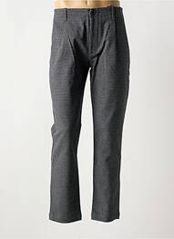 Pantalon droit coupe droite gris INDIVIDUAL homme