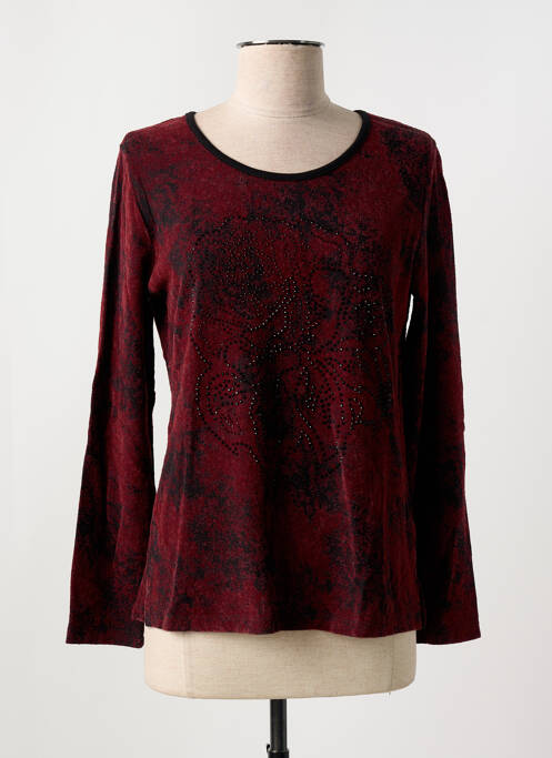 Top rouge GUY DUBOUIS pour femme