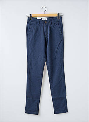 Pantalon chino stretch taille normale bleu JACK & JONES homme