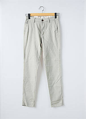 Pantalon chino stretch taille normale gris JACK & JONES homme