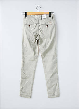 Pantalon chino stretch taille normale gris JACK & JONES homme