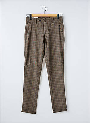 Pantalon chino stretch taille normale marron JACK & JONES homme