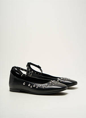 Ballerines matière lisse talon plat jusqu'à 3cm noir BRYAN STEPWISE femme