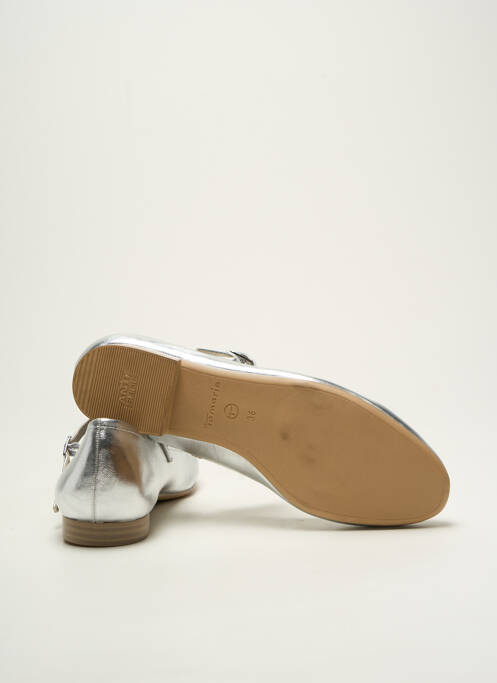 Ballerines argent TAMARIS pour femme
