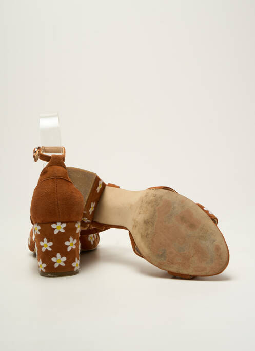 Sandales/Nu pieds marron MELLOW YELLOW pour femme