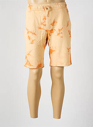 Bermuda taille élastique taille normale orange JACK & JONES homme