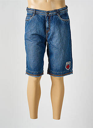 Bermuda tissage denim taille normale bleu R95TH homme