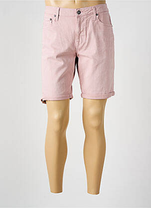 Bermuda stretch taille normale rose JACK & JONES homme