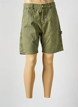 Bermuda tissage denim taille normale vert JACK & JONES homme
