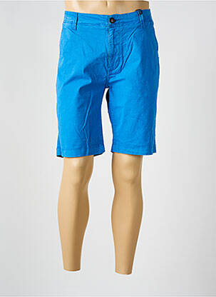 Bermuda tissage popeline taille normale bleu PETROL INDUSTRIES homme