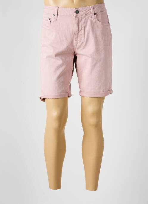 Bermuda rose JACK & JONES pour homme