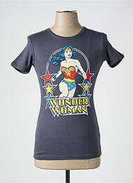 T-shirt sérigraphie manches courtes gris LOGOSHIRT femme
