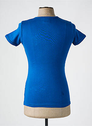 T-shirt stretch manches courtes bleu LOGOSHIRT homme