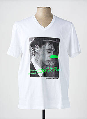 T-shirt stretch manches courtes blanc SPHARELL homme