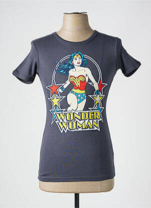 T-shirt gris LOGOSHIRT pour femme