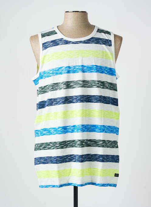 Débardeur bleu PETROL INDUSTRIES pour homme