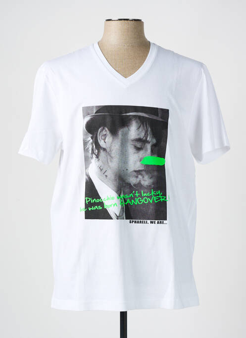 T-shirt blanc SPHARELL pour homme