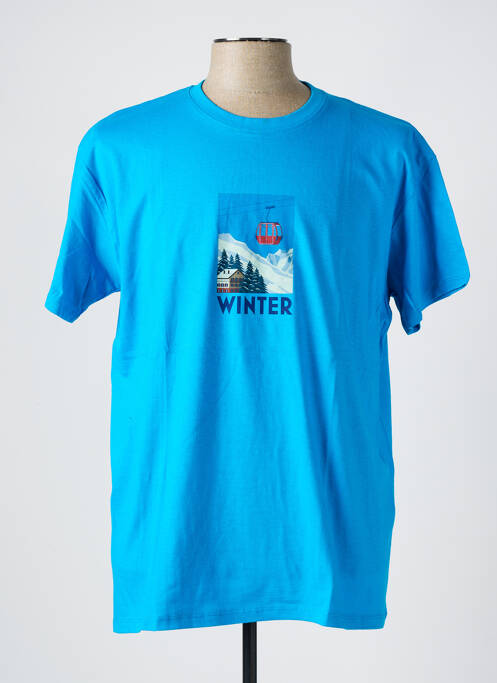 T-shirt bleu SOL'S pour homme