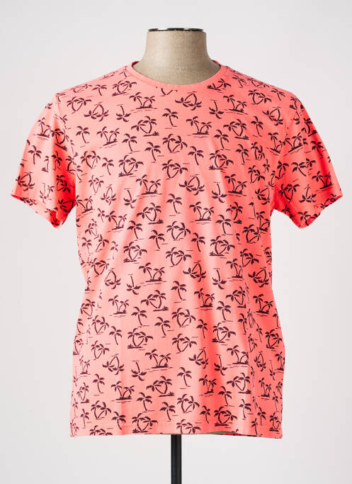 T-shirt orange PETROL INDUSTRIES pour homme