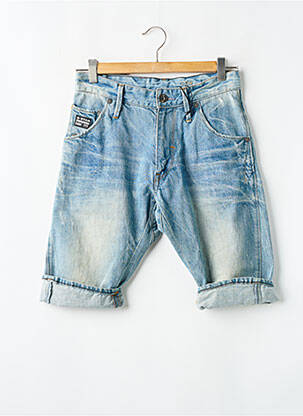 Bermuda tissage denim taille normale bleu G STAR homme