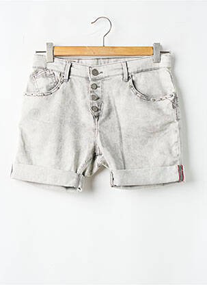 Short stretch gris LE TEMPS DES CERISES fille