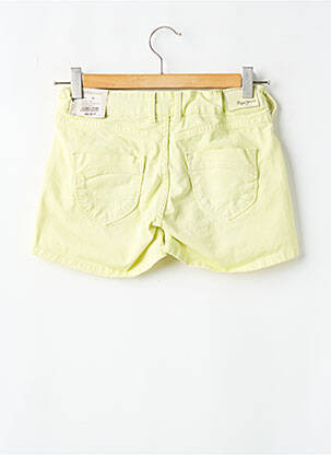Short stretch taille ajustable jaune PEPE JEANS fille