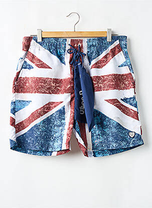Short de bain tissage popeline bleu PEPE JEANS homme