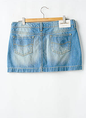 Jupe courte poches bleu CHEFDEVILLE femme